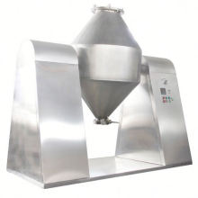 2017 W series double tapered mixer, SS double cone blender principle, horizontal solid liquid mixing equipment